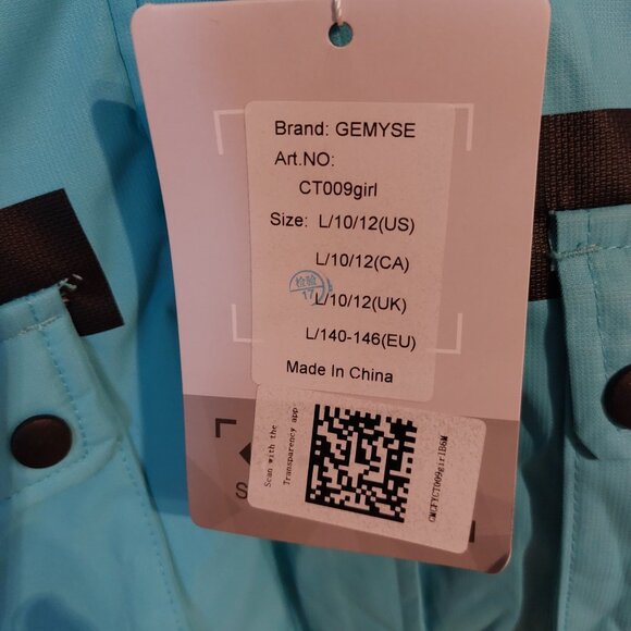 BNWT Girls Gemyse Snow Jacket - Picture 3 of 9